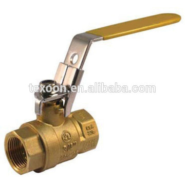 lead free welded full port upc brass lockable ball valves with locking handle